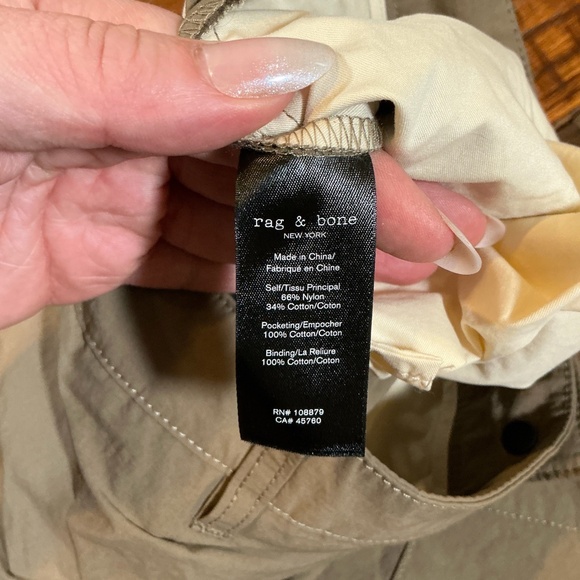 rag & bone New York Men’s Slim Fit  RIPSTOP Cargo Pants Khaki Brown Size 34 - Picture 5 of 6